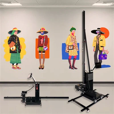 TWF1000 انٹیگریٹڈ 3D UV عمودی پورٹیبل 2 ان 1 دیوار اور فرش پرنٹر